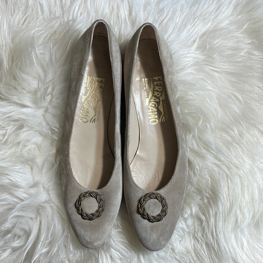 Salvatore Ferragamo suede shoes